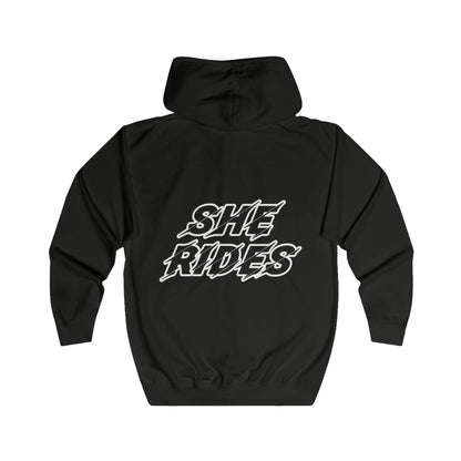 She Rides Original Vest Black & White // Bikergirl Vest