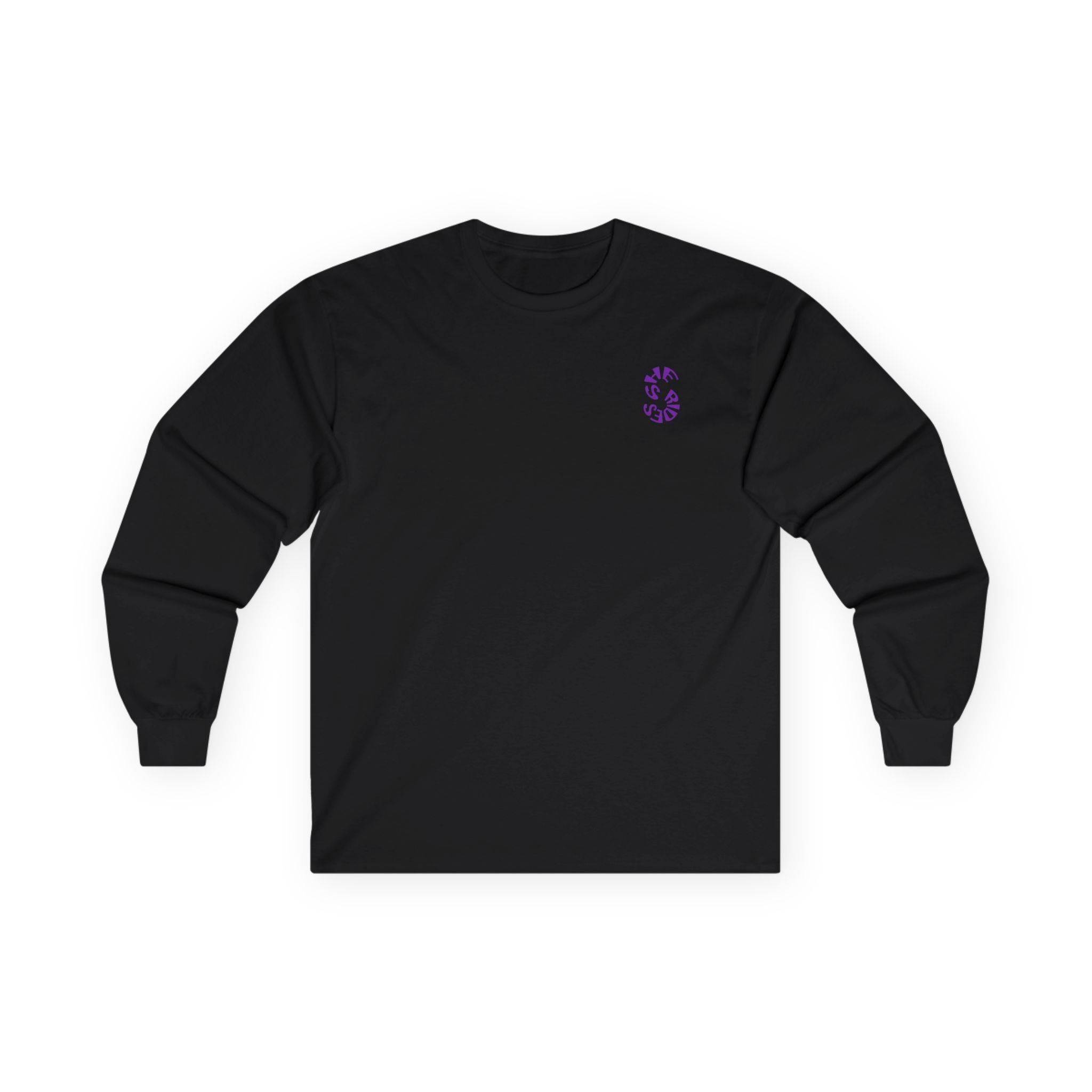 She Rides Logo Long Sleeve Purple//Bikergirl Long Sleeve