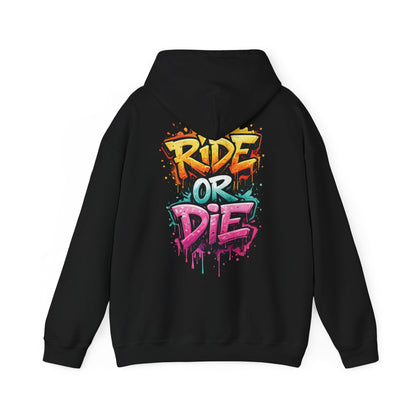 She Rides RideOrDie Hoodie//Bikergirl Hoodie
