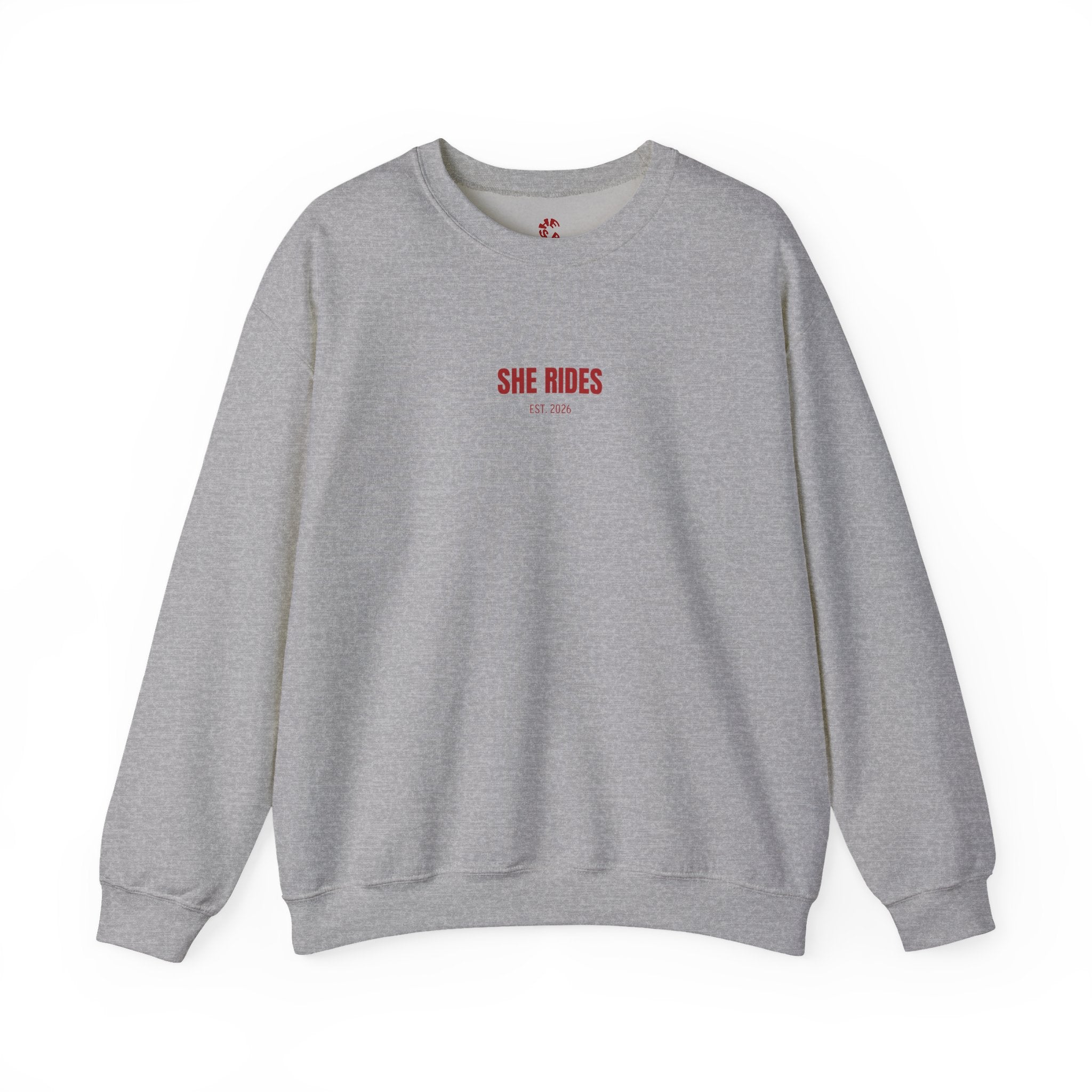 She Rides Basic Sweater Rood