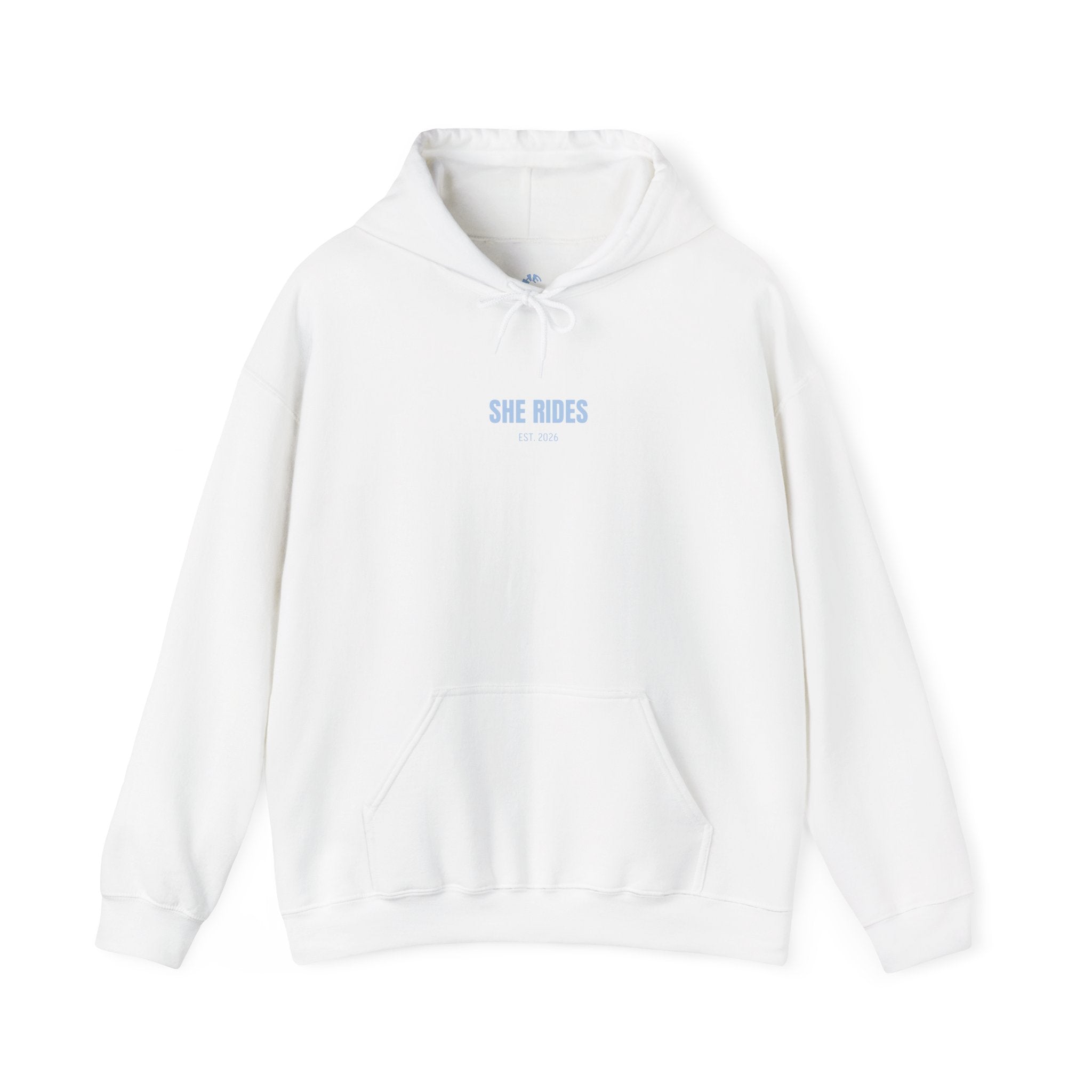 She Rides Basic Hoodie Blauw