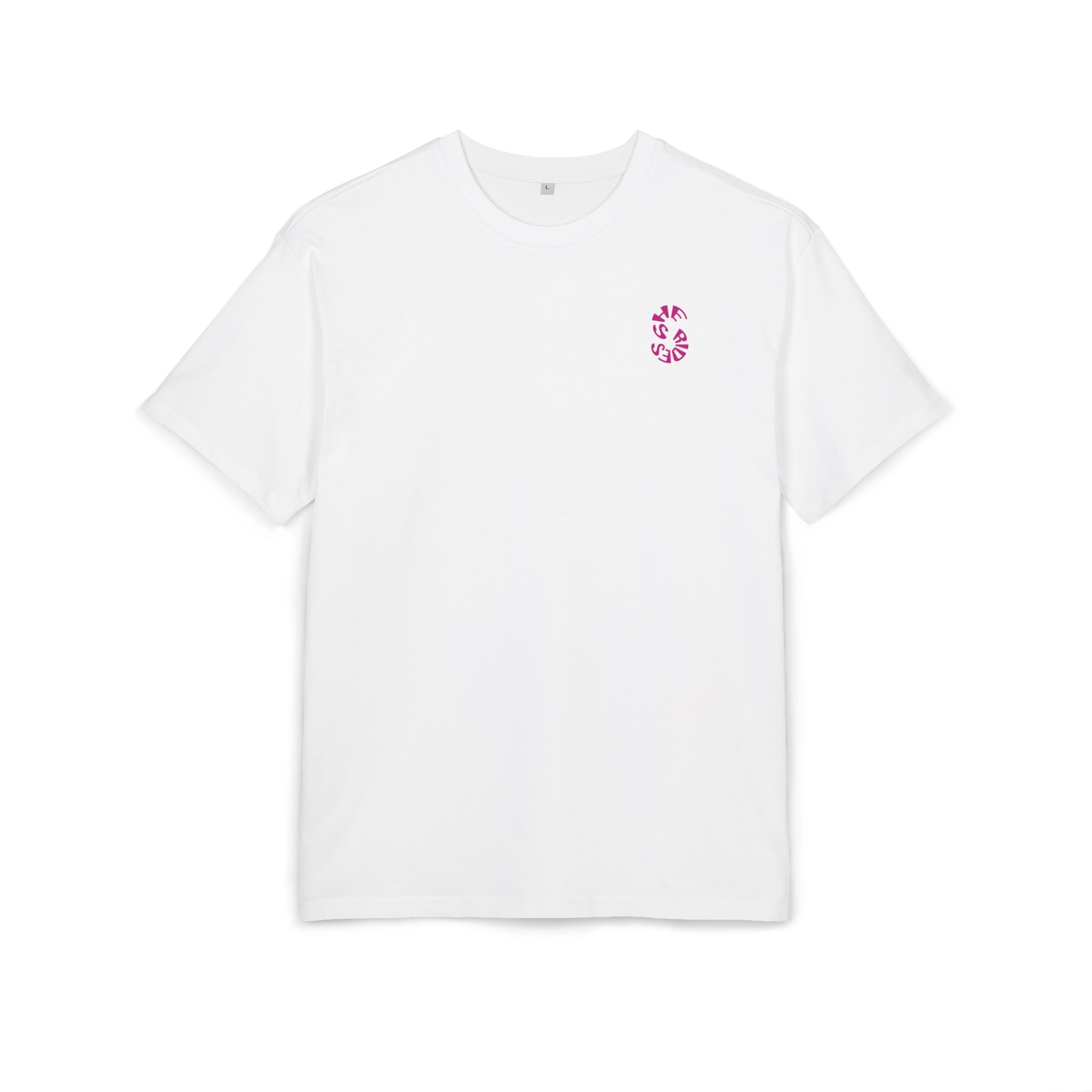 She Rides Logo Oversized T-shirt Pink //Bikergirl T-shirt