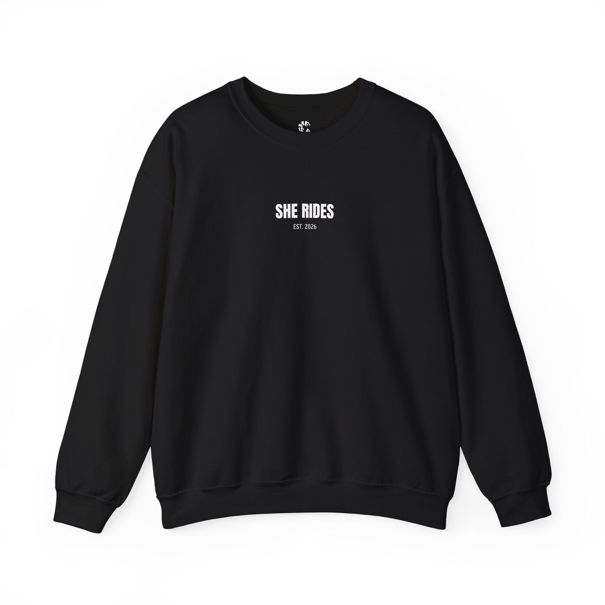 She Rides Basic Sweater Zwart&Wit
