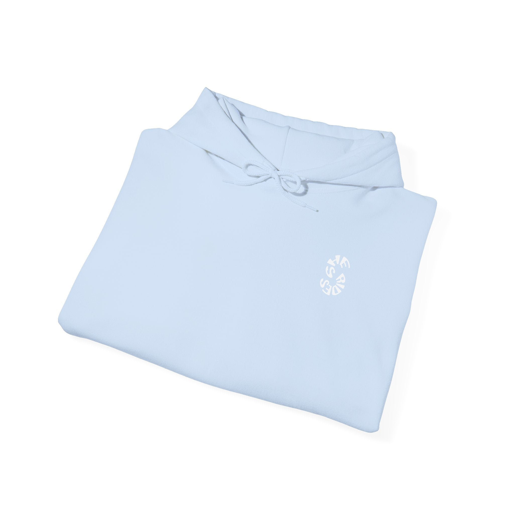 She Rides Original Hoodie Light Pink&Light Blue