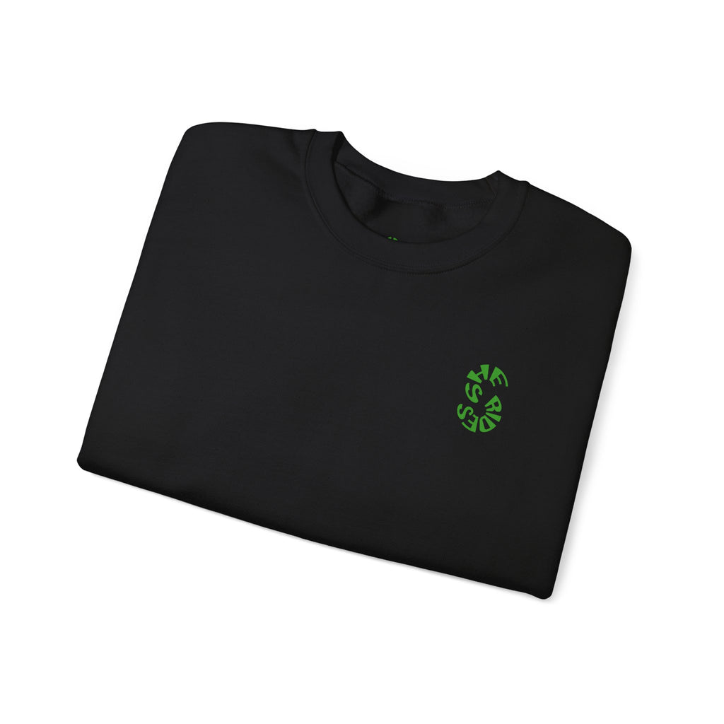 She Rides Original Sweater Green//Bikergirl Sweater