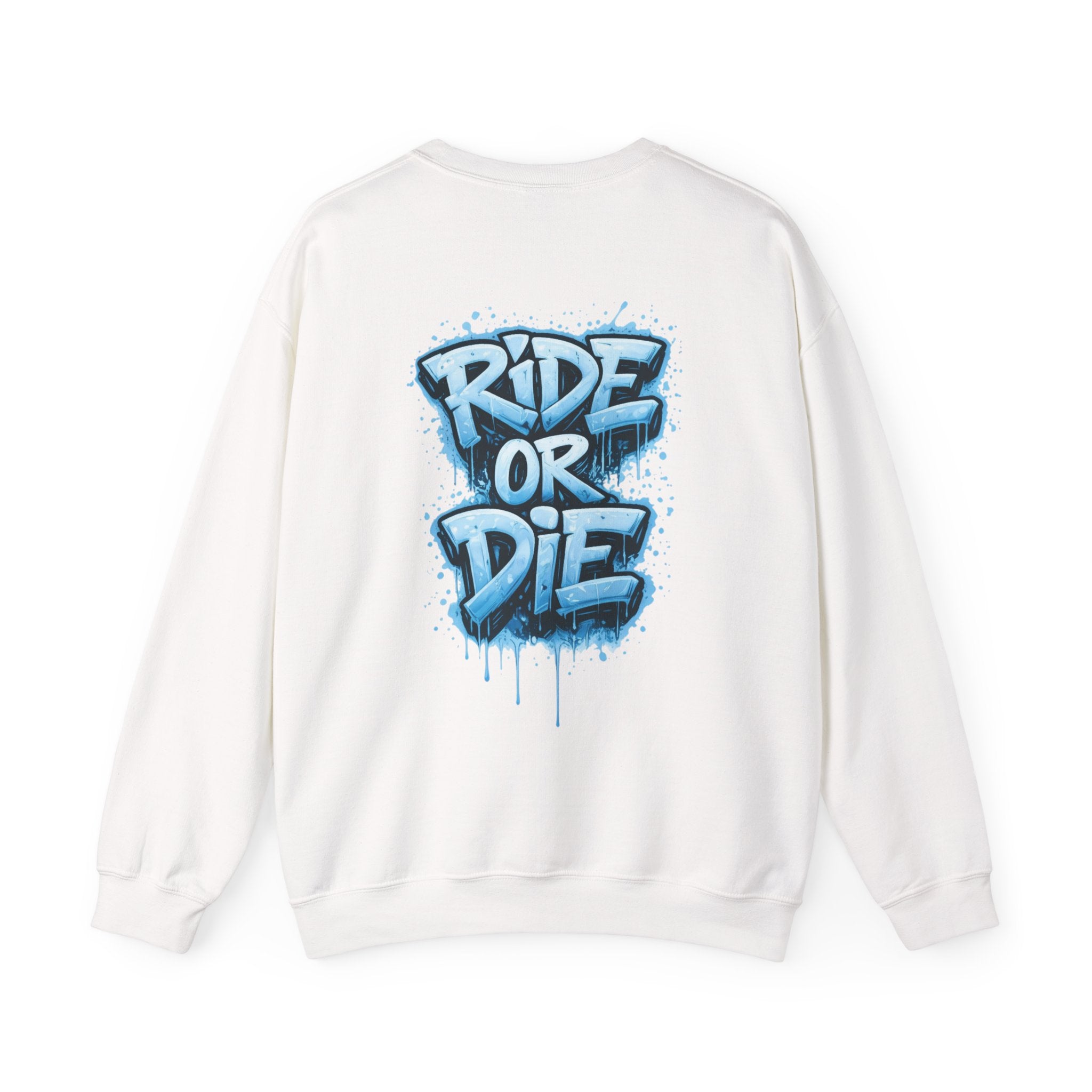 She Rides RideOrDie Sweater Blauw