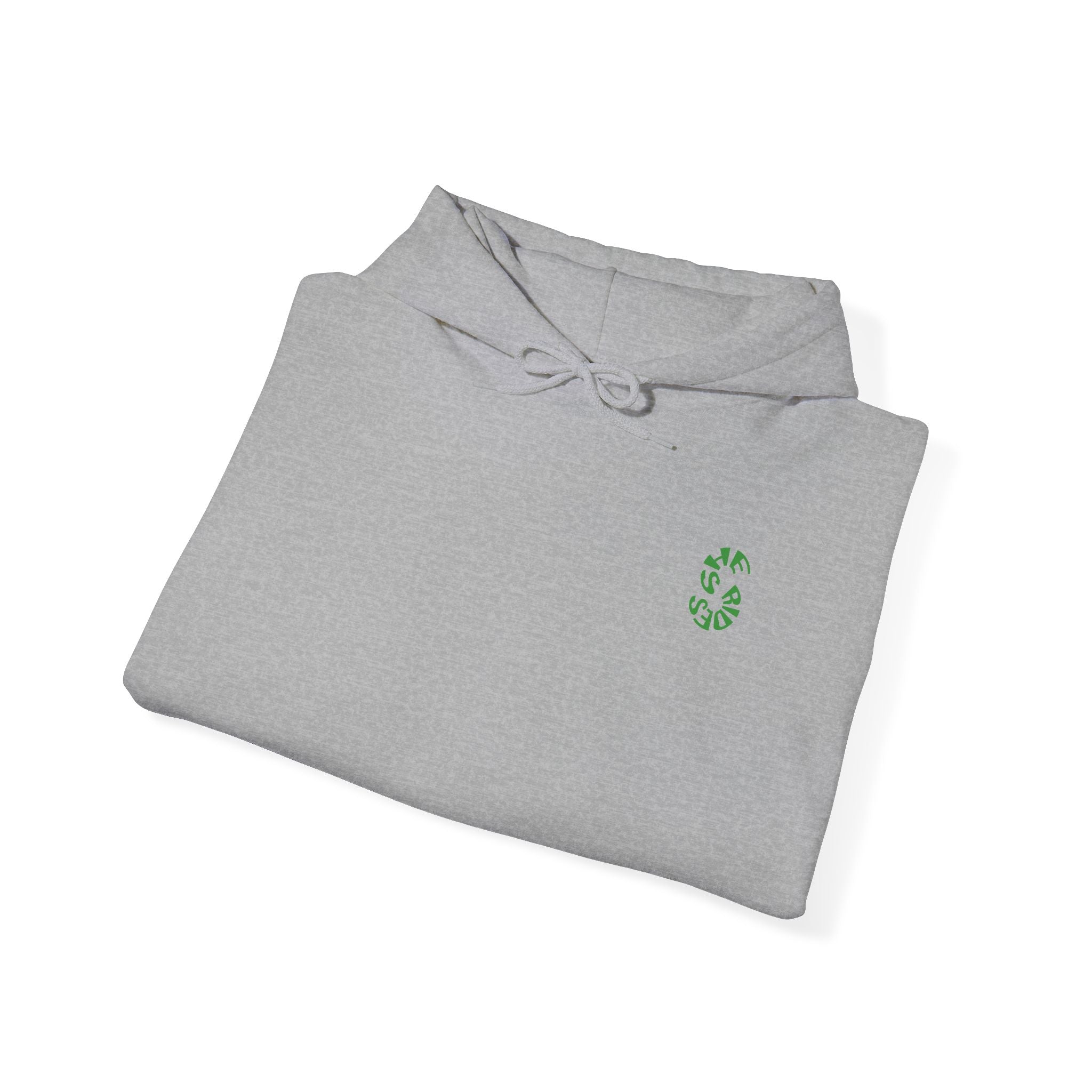 She Rides Original Hoodie Green//Bikergirl Hoodie