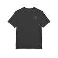 She Rides Logo Oversized T-shirt Green //Bikergirl T-shirt