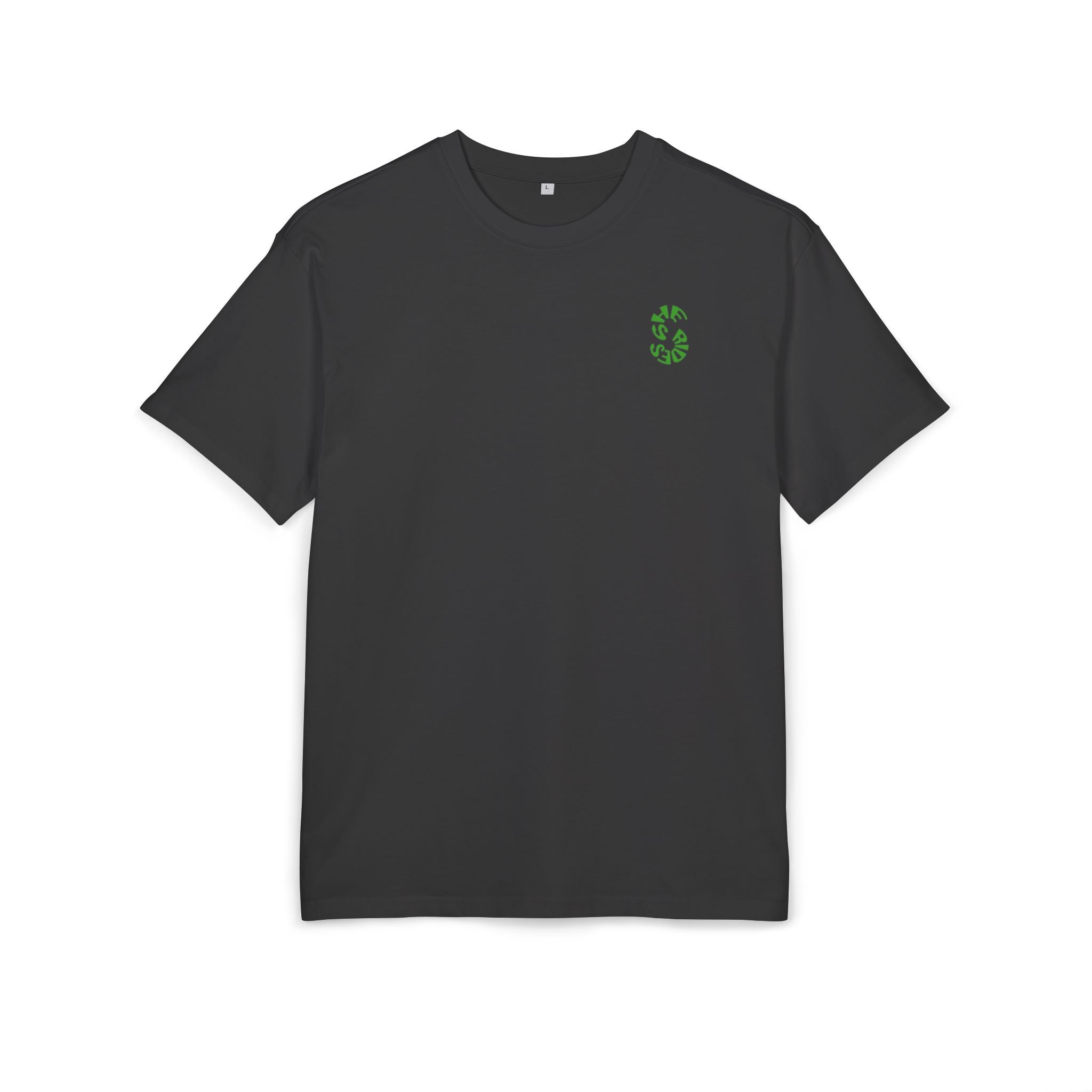 She Rides Logo Oversized T-shirt Green //Bikergirl T-shirt
