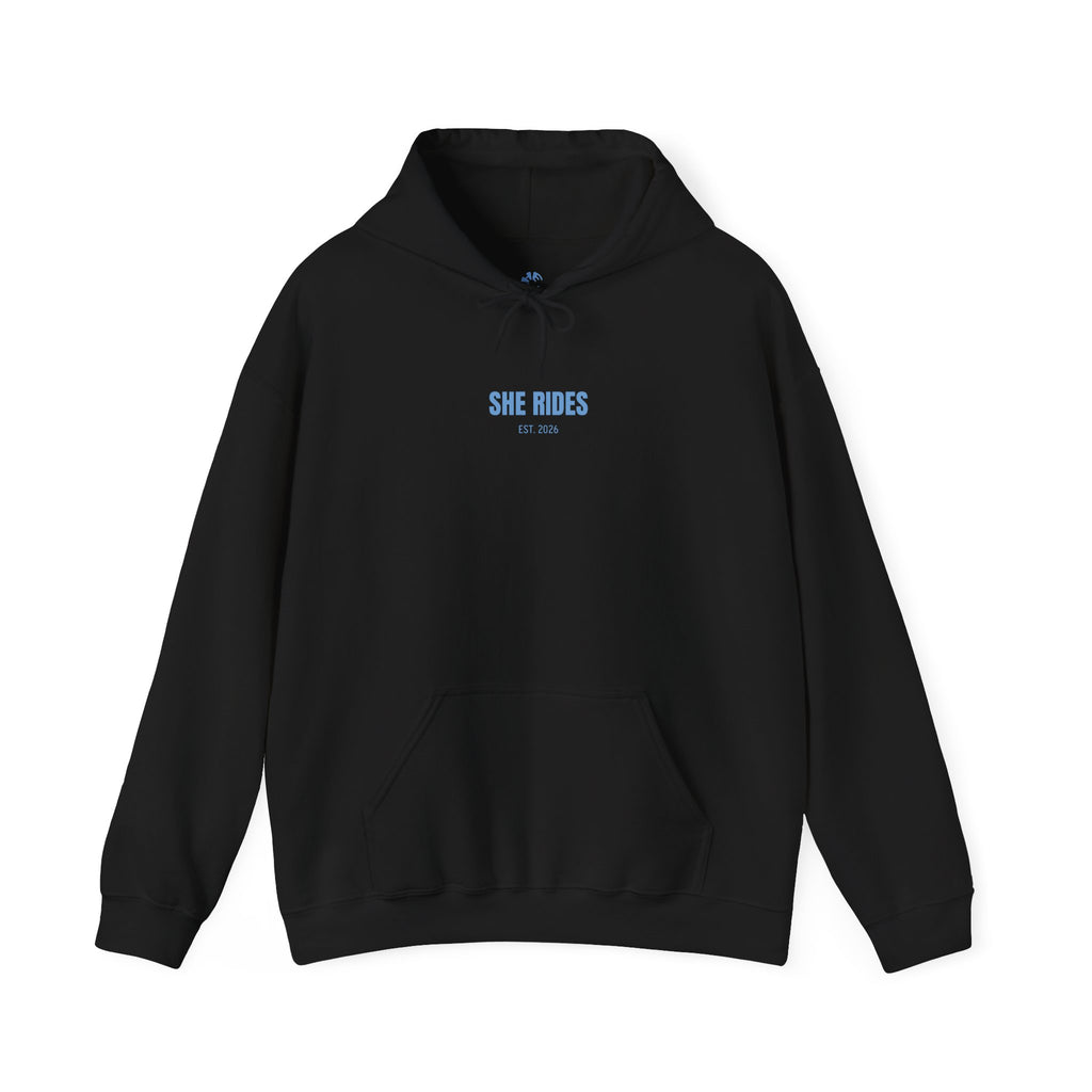 She Rides RideOrDie Hoodie Blauw