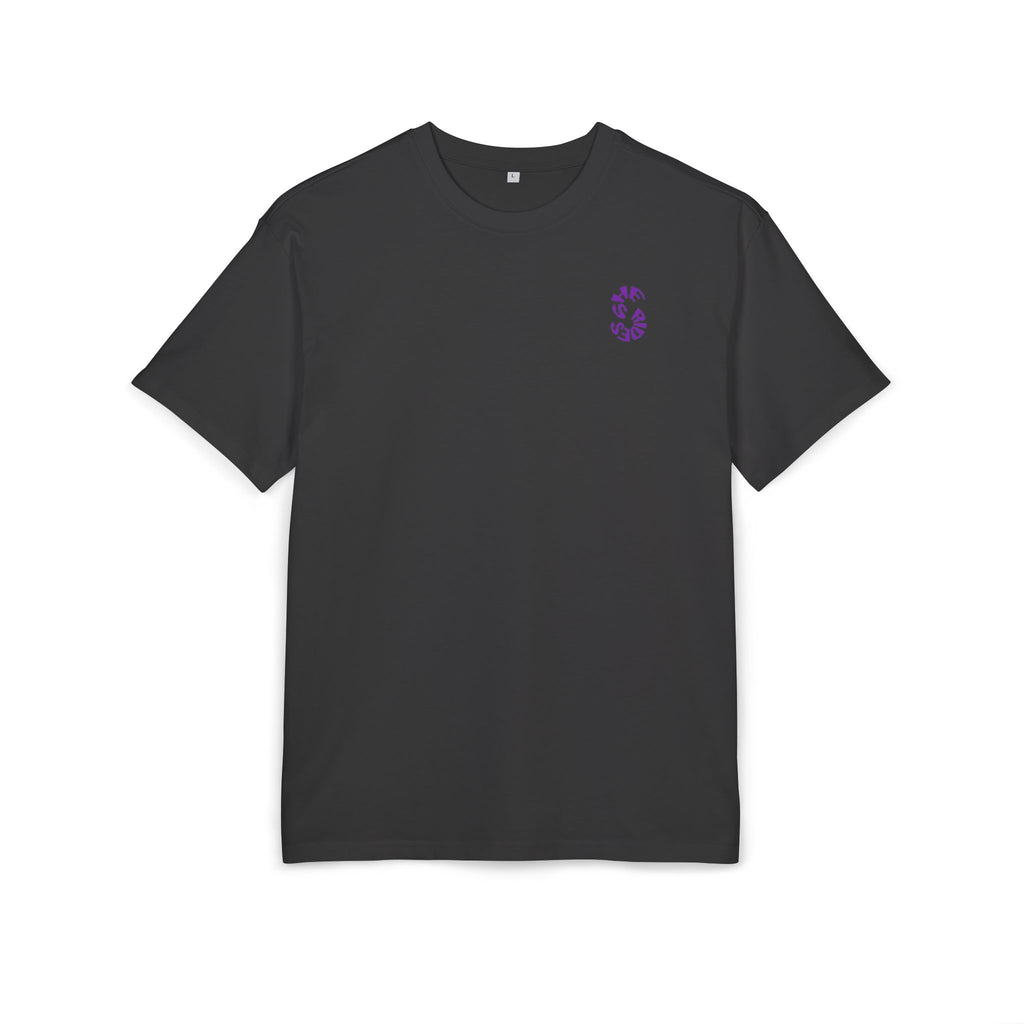 She Rides Logo Oversized T-shirt Purple//Bikergirl T-shirt