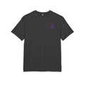 She Rides Logo Oversized T-shirt Purple//Bikergirl T-shirt