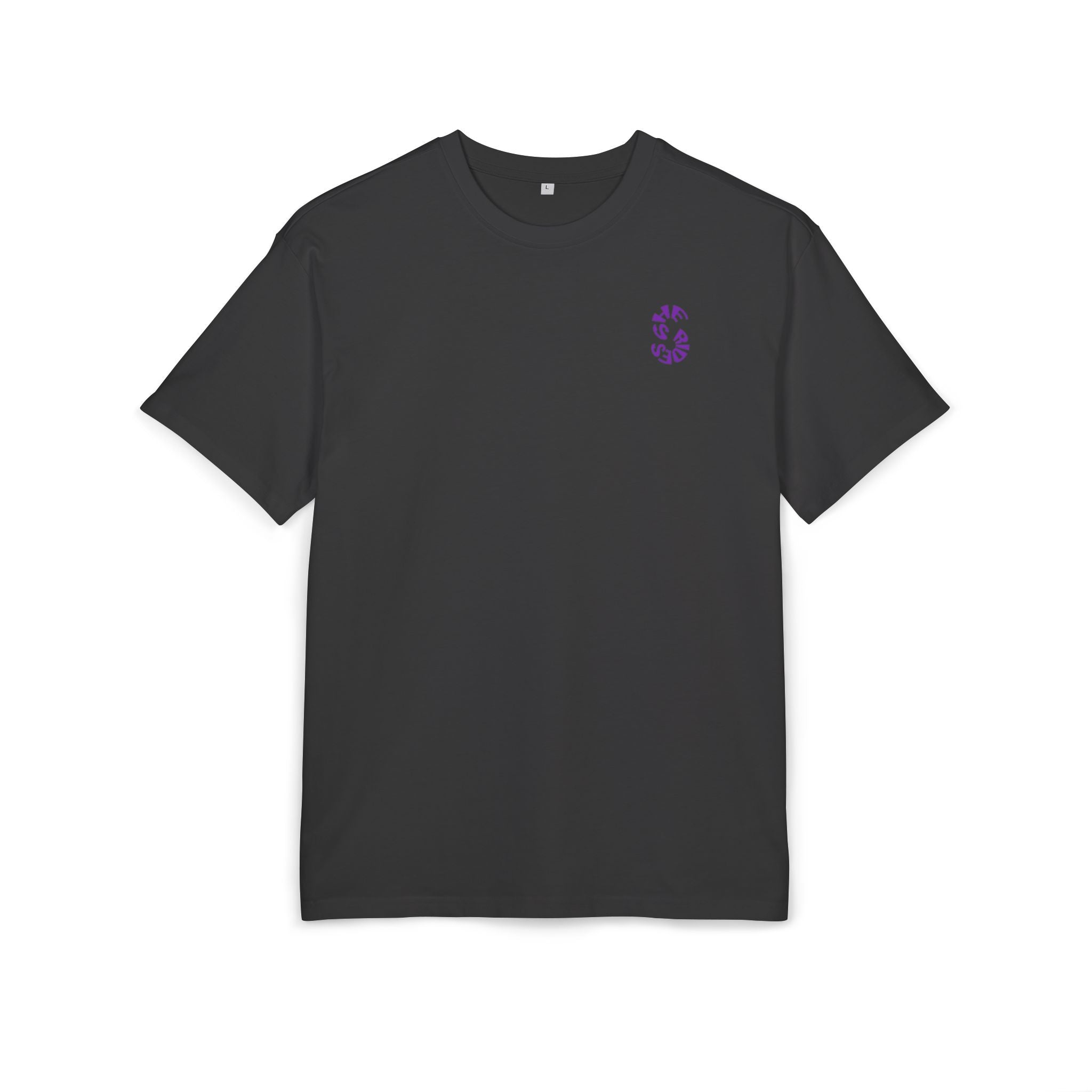 She Rides Logo Oversized T-shirt Purple//Bikergirl T-shirt