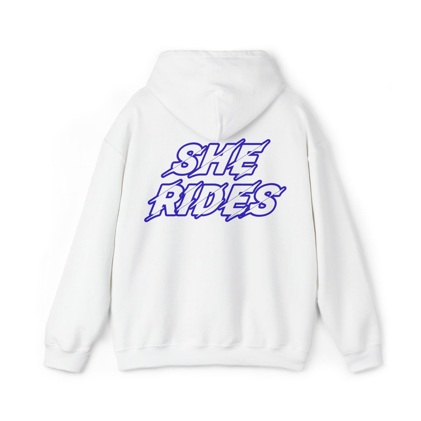 She Rides Original Hoodie Blue//Bikergirl Hoodie