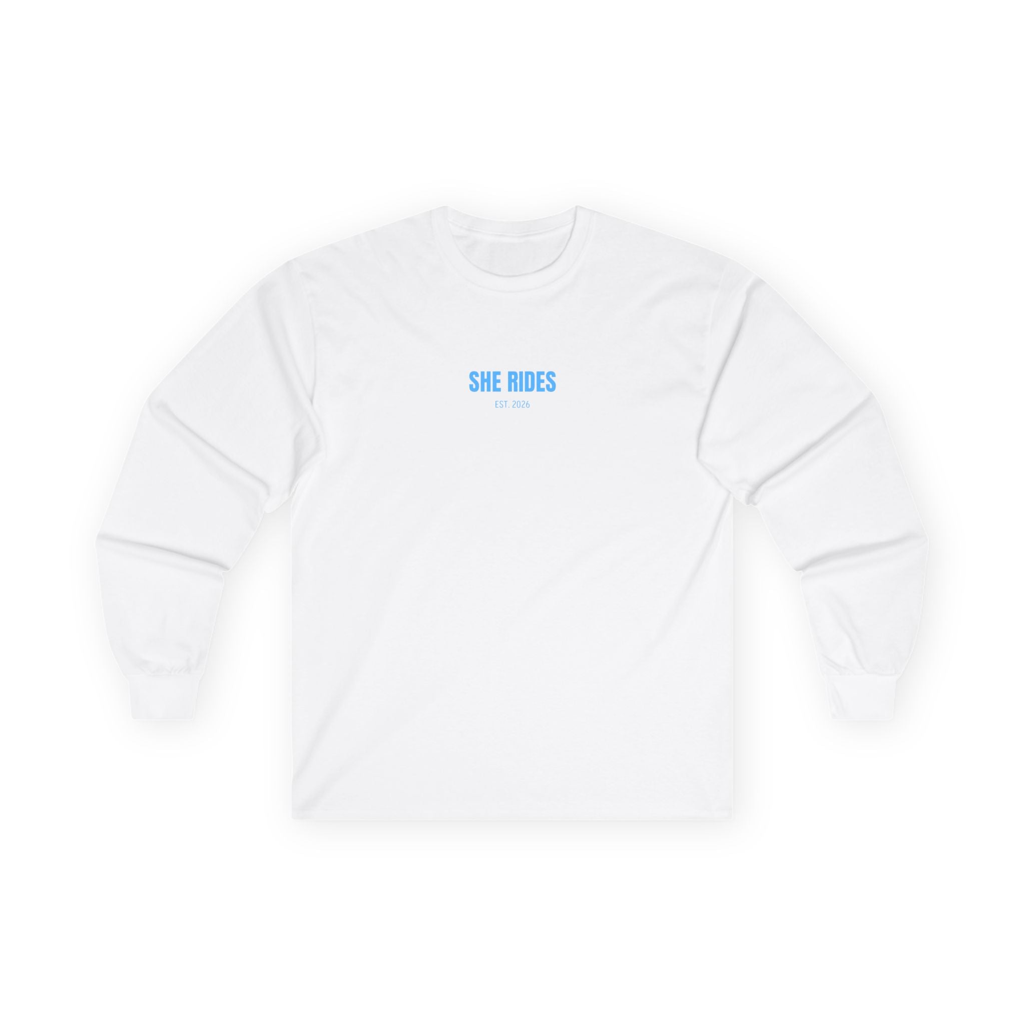 She Rides RideOrDie Long Sleeve Blauw