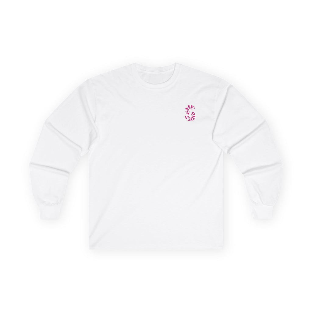 She Rides Logo Long Sleeve Pink//Bikergirl Long Sleeve