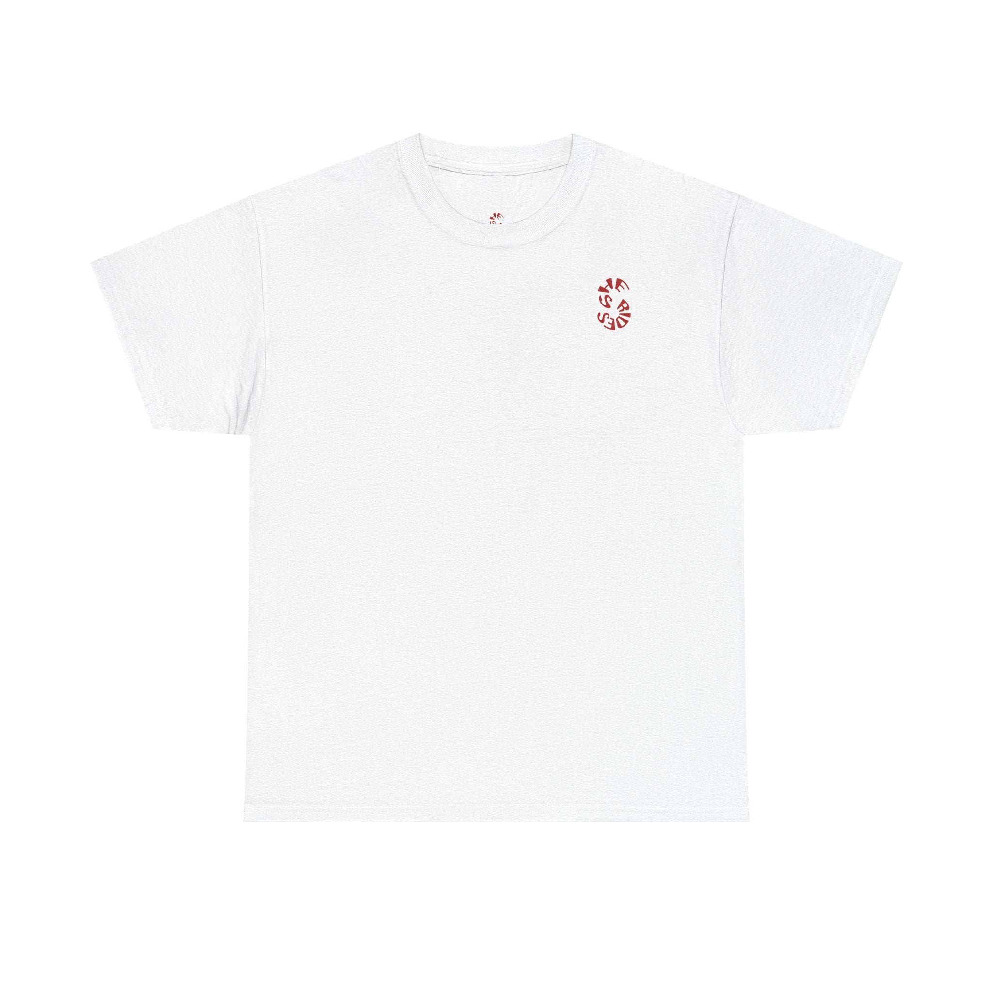 She Rides original T-shirt Red //Bikergirl T-shirt 