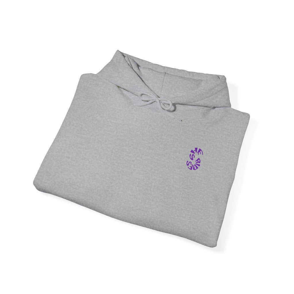 She Rides Original Hoodie Purple//Bikergirl Hoodie