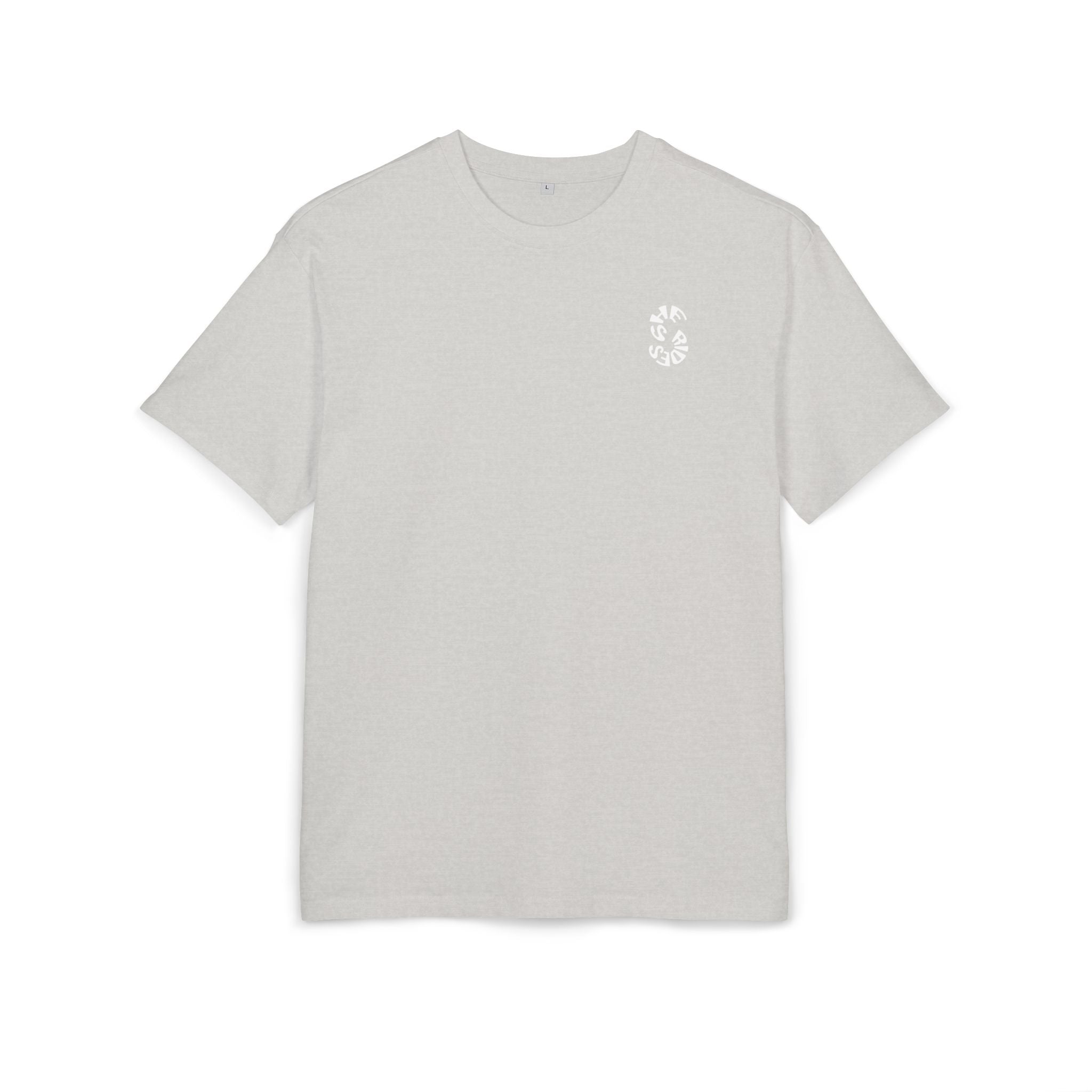She Rides Logo Oversized T-shirt Black&White//Bikergirl T-shirt