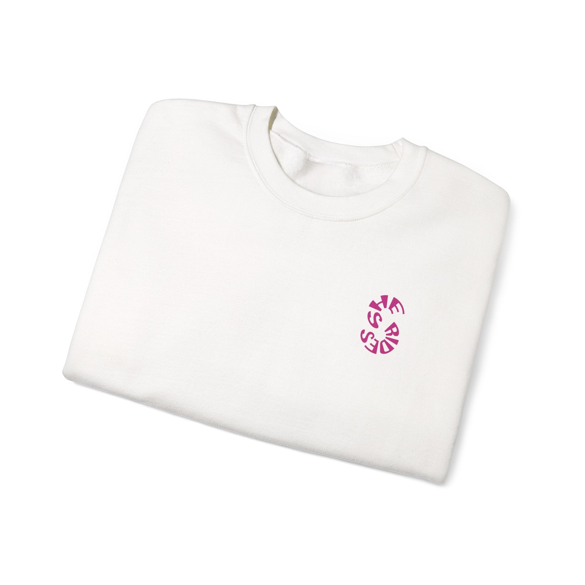 She Rides Original Sweater Pink//Bikergirl Sweater