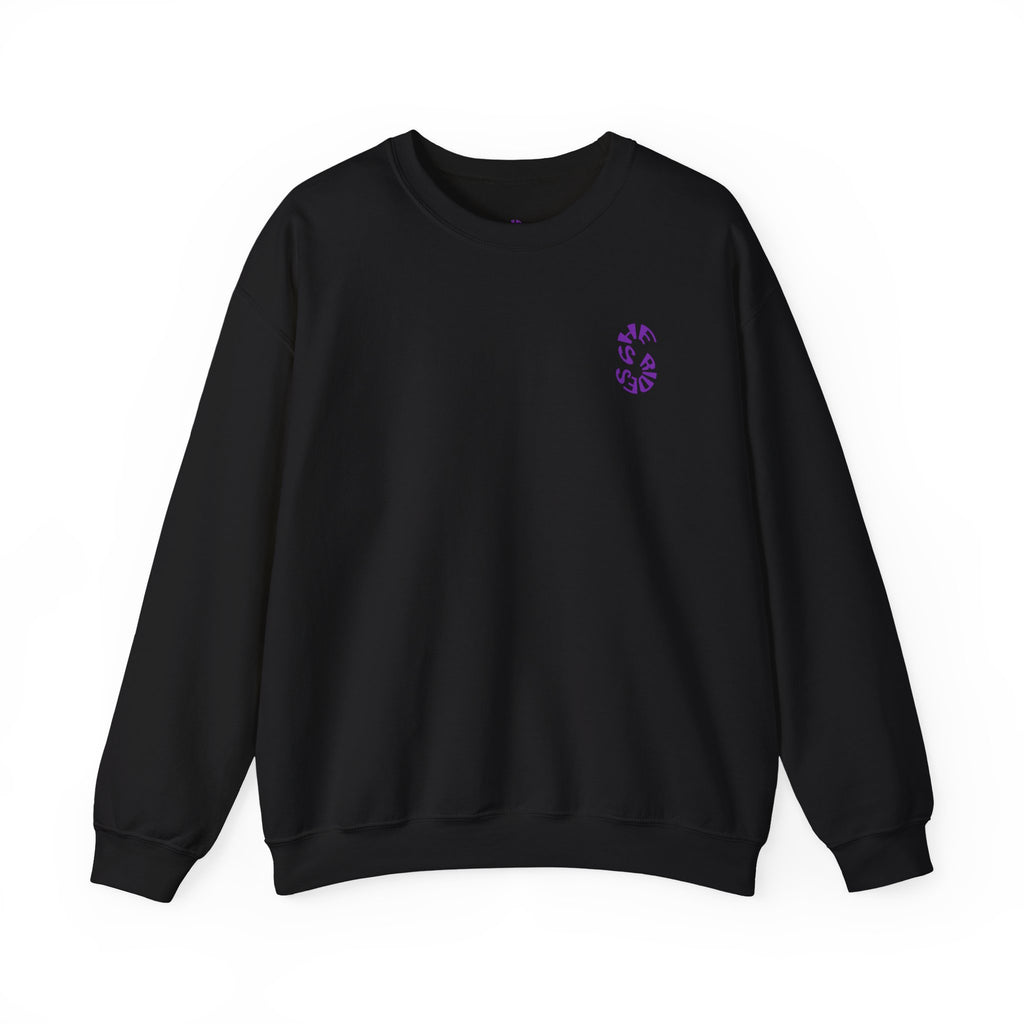 She Rides Original Sweater Purple//Bikergirl Sweater