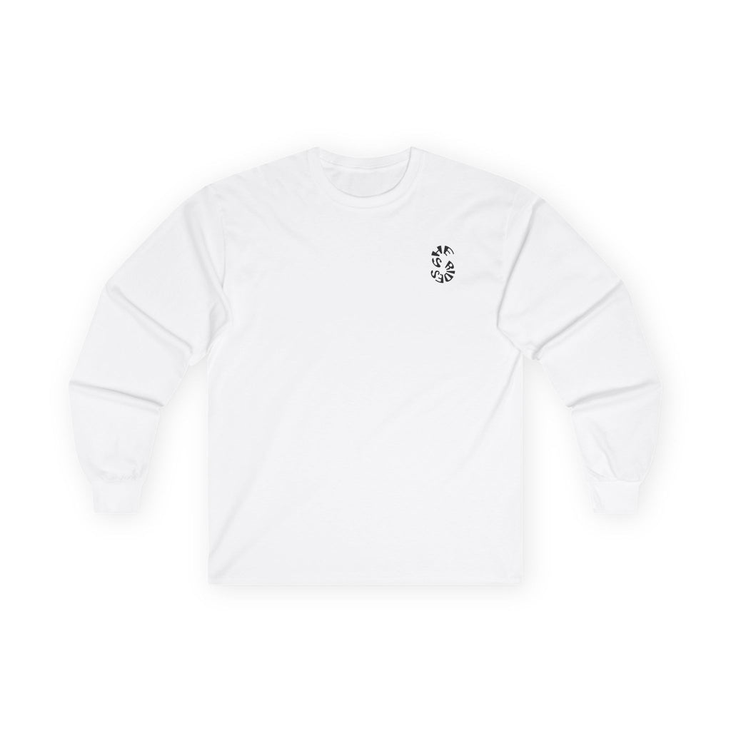 She Rides Logo Long Sleeve Black&White//Bikergirl Long Sleeve