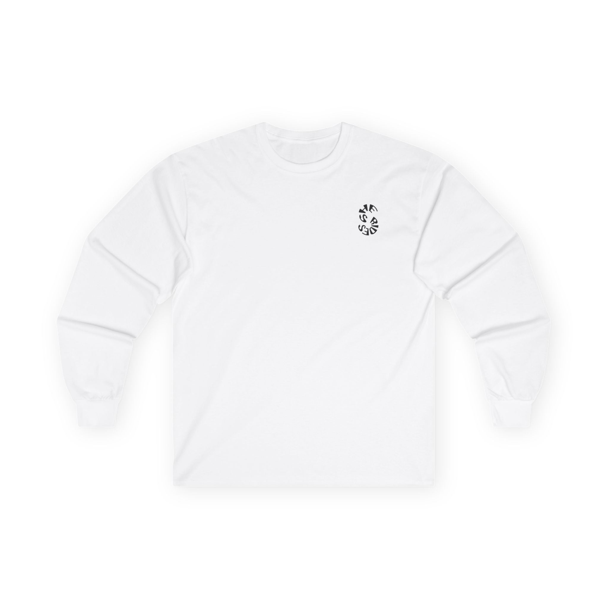 She Rides Logo Long Sleeve Black&White//Bikergirl Long Sleeve