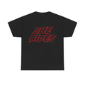 She Rides original T-shirt Red //Bikergirl T-shirt 