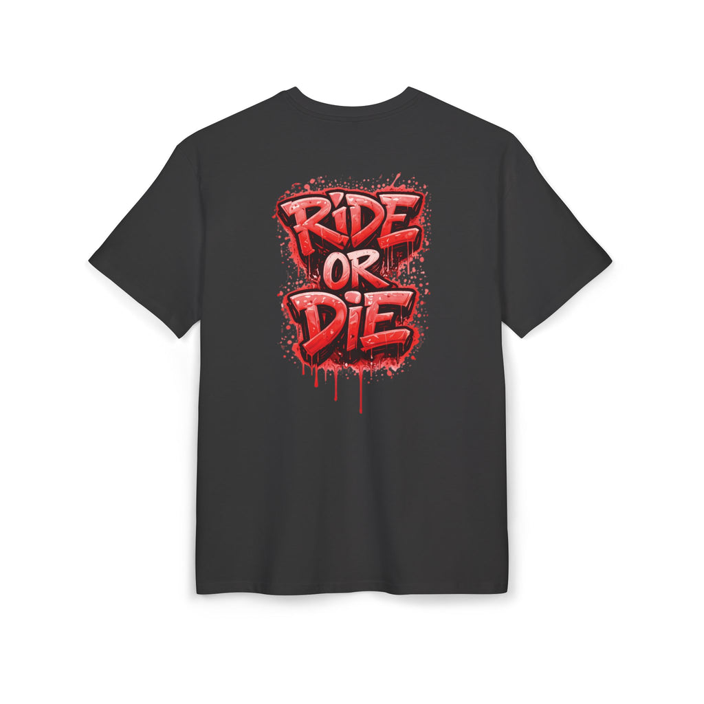 She Rides RideOrDie Oversized T-shirt Rood