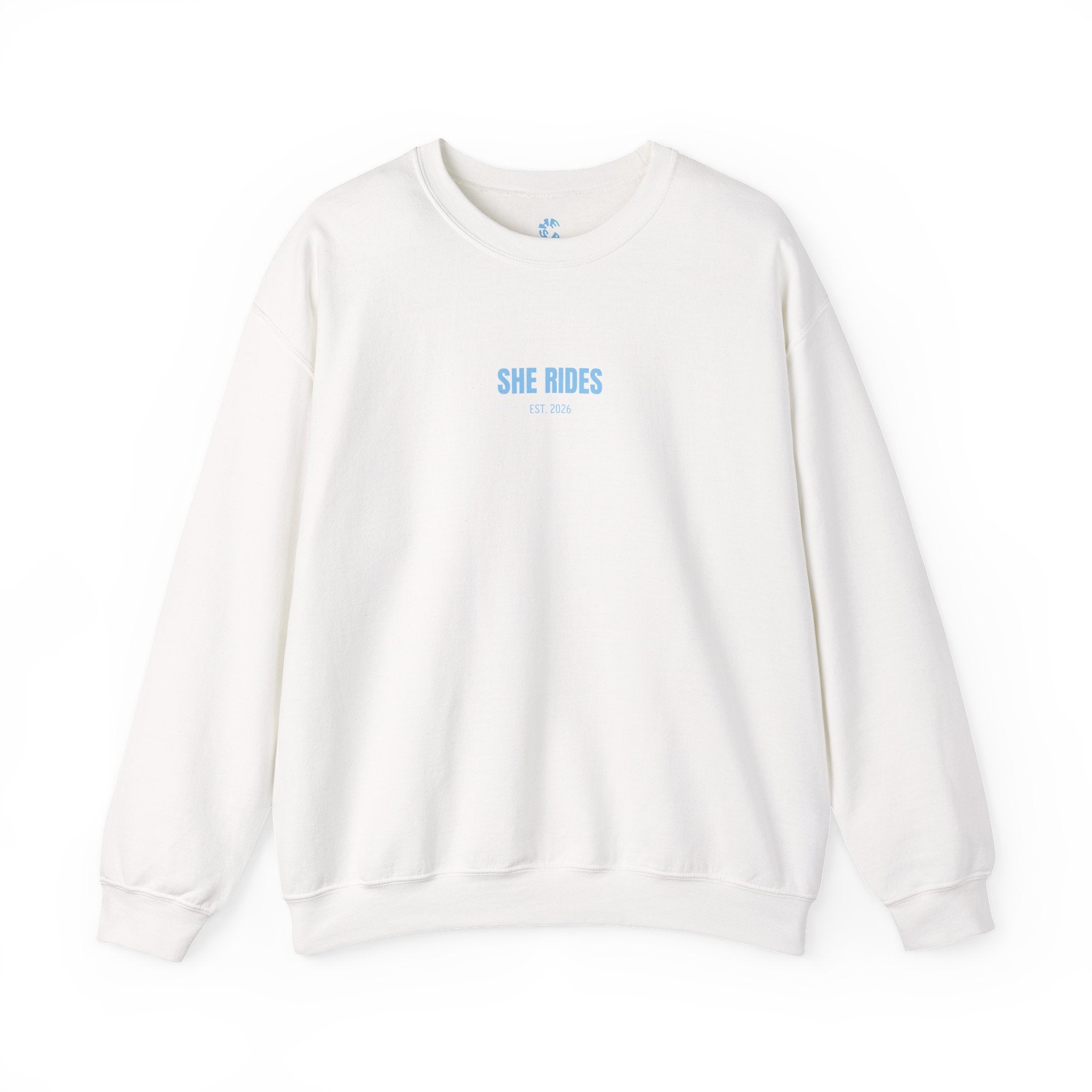 She Rides RideOrDie Sweater Blauw