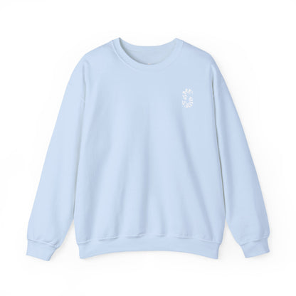 She Rides Original Sweater Light Pink & Light Blue//Bikergirl Sweater