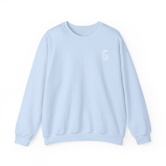 She Rides Original Sweater Light Pink & Light Blue//Bikergirl Sweater