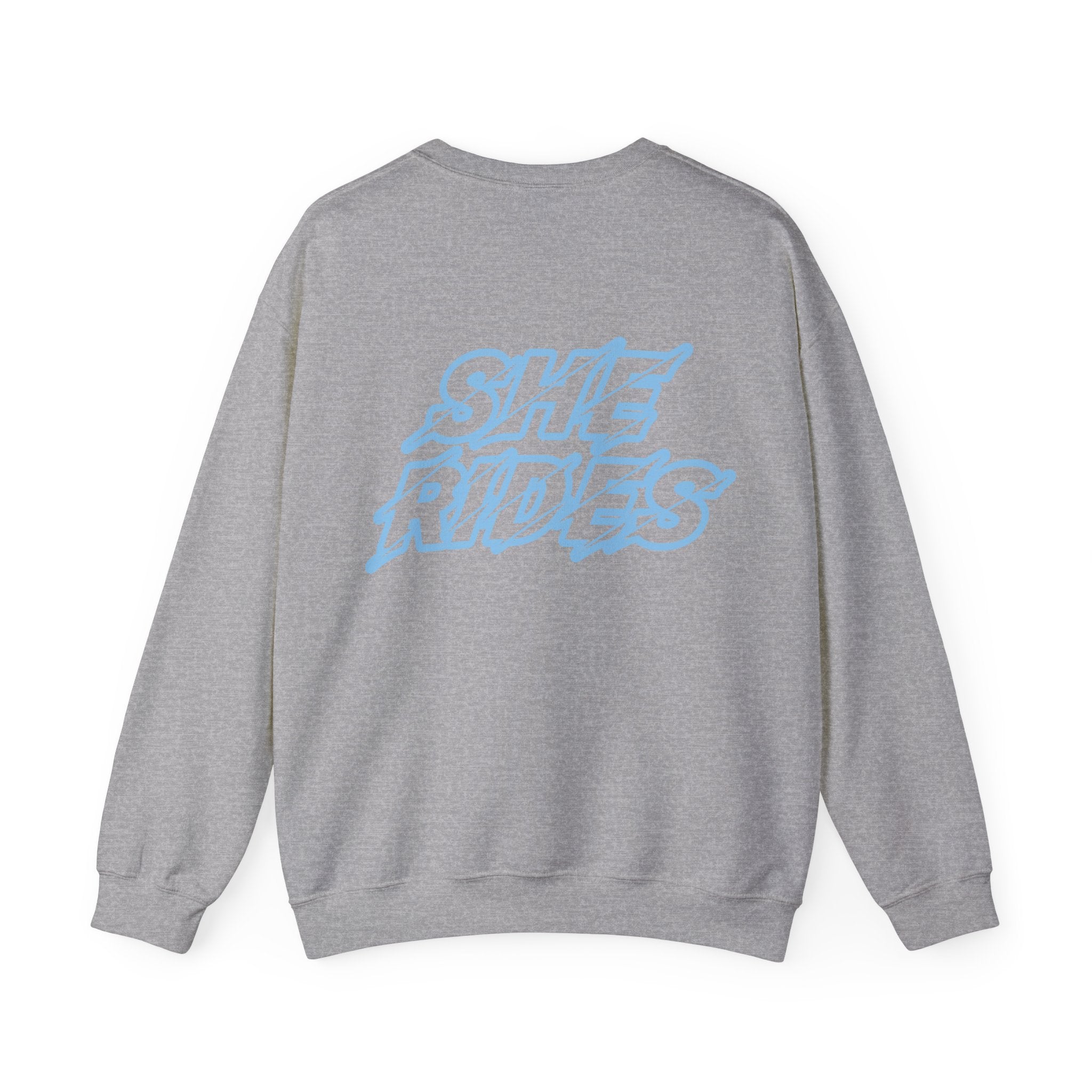 She Rides Original Sweater Blue // Bikergirl Sweater