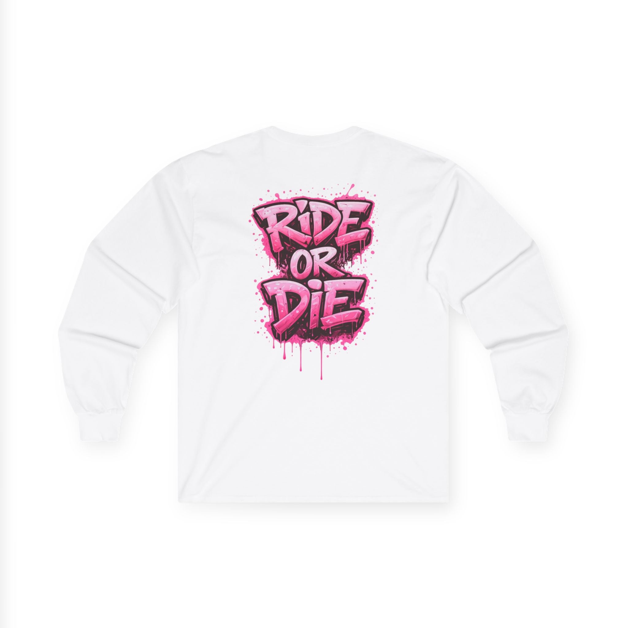 She Rides RideOrDie Long Sleeve Roze