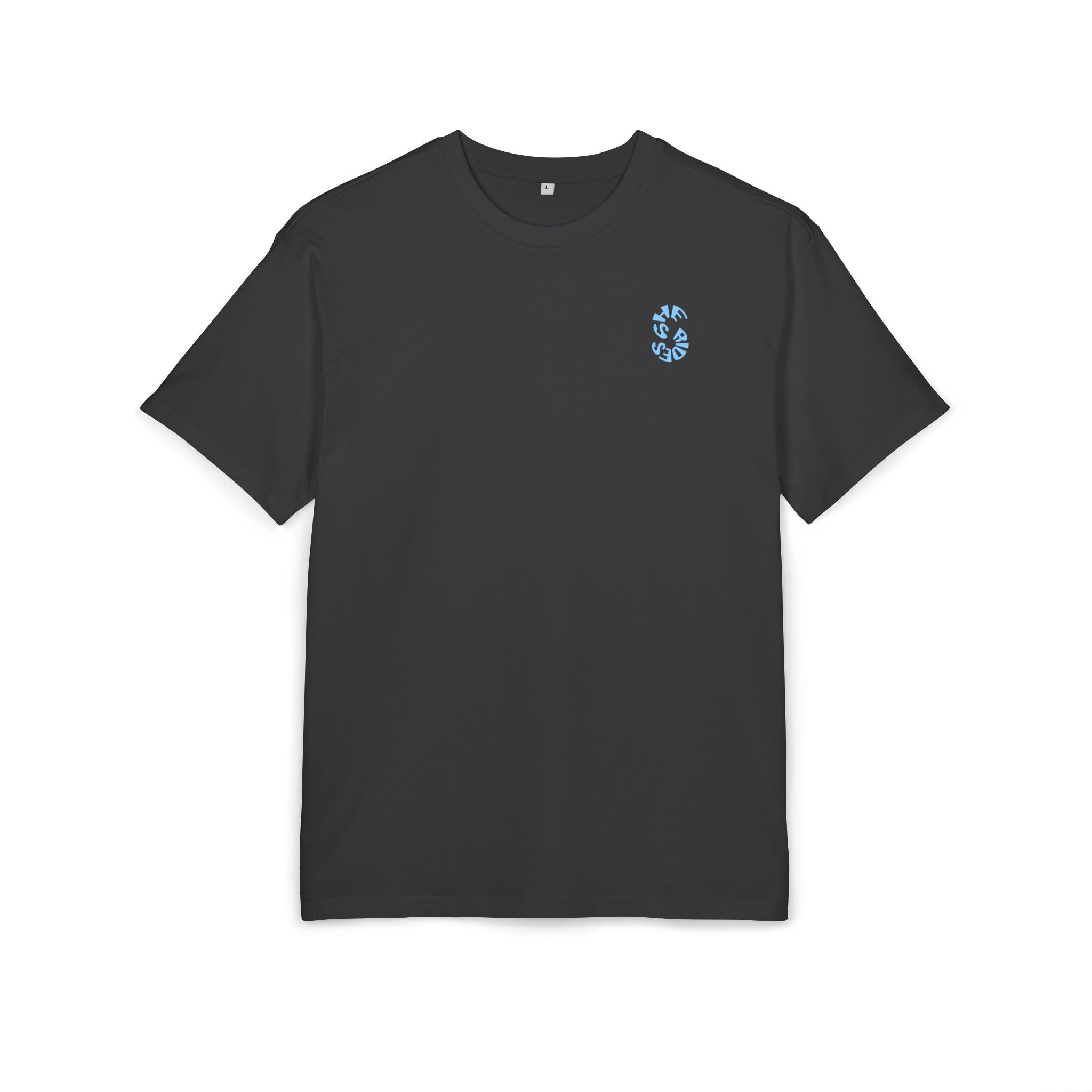 She Rides Logo Oversized T-shirt Blue//Bikergirl T-shirt