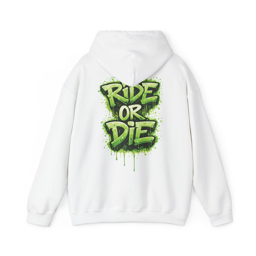 She Rides RideOrDie Hoodie Groen