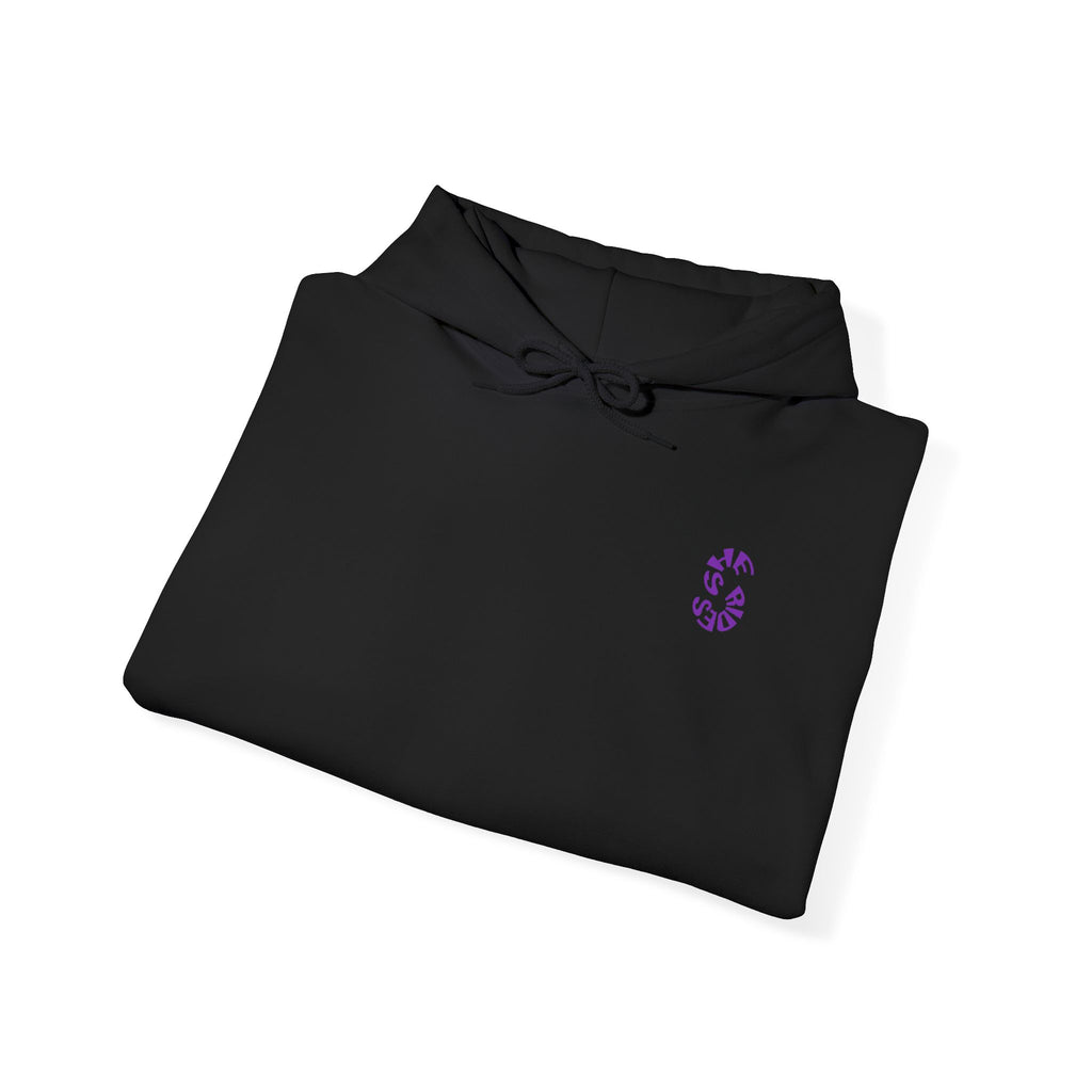 She Rides Original Hoodie Purple//Bikergirl Hoodie