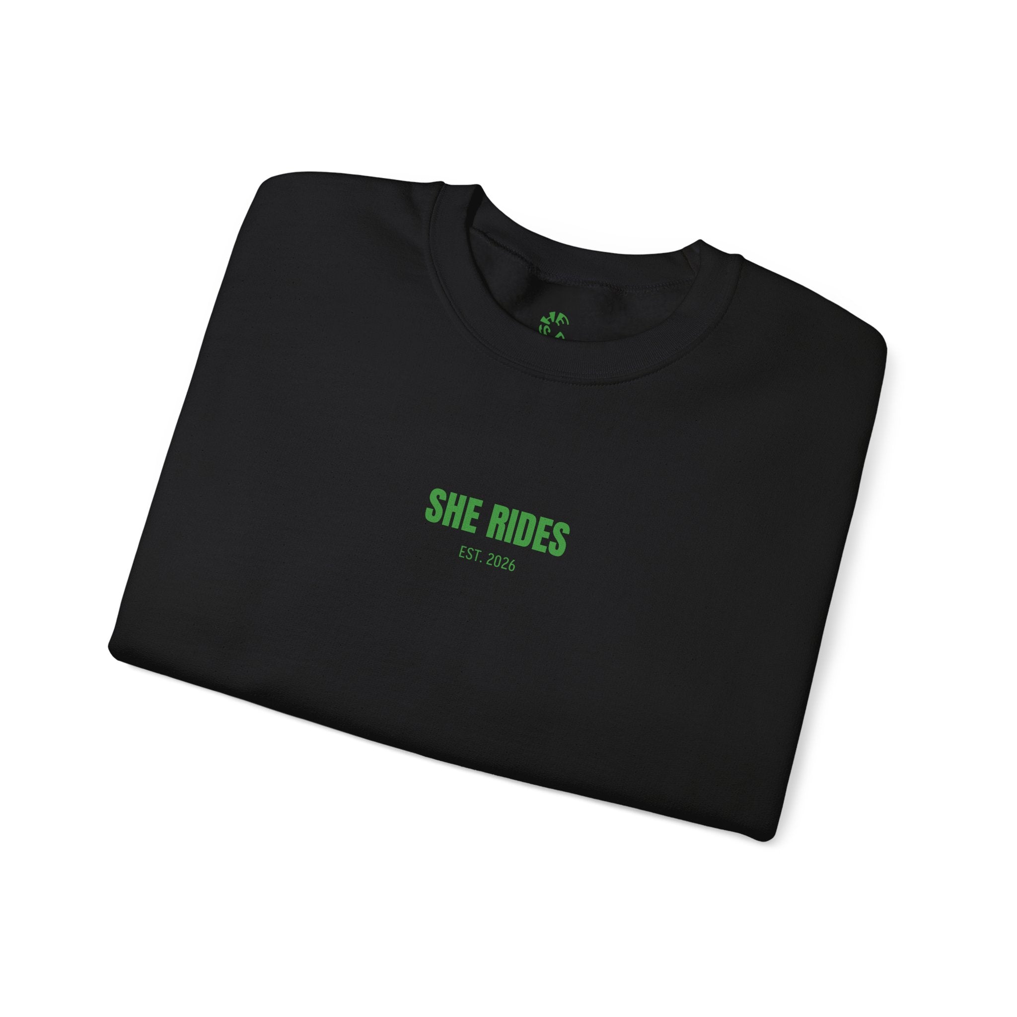 She Rides Basic Sweater Groen