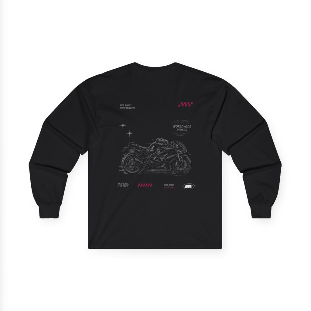 She Rides Limited Edition🏁Long Sleeve