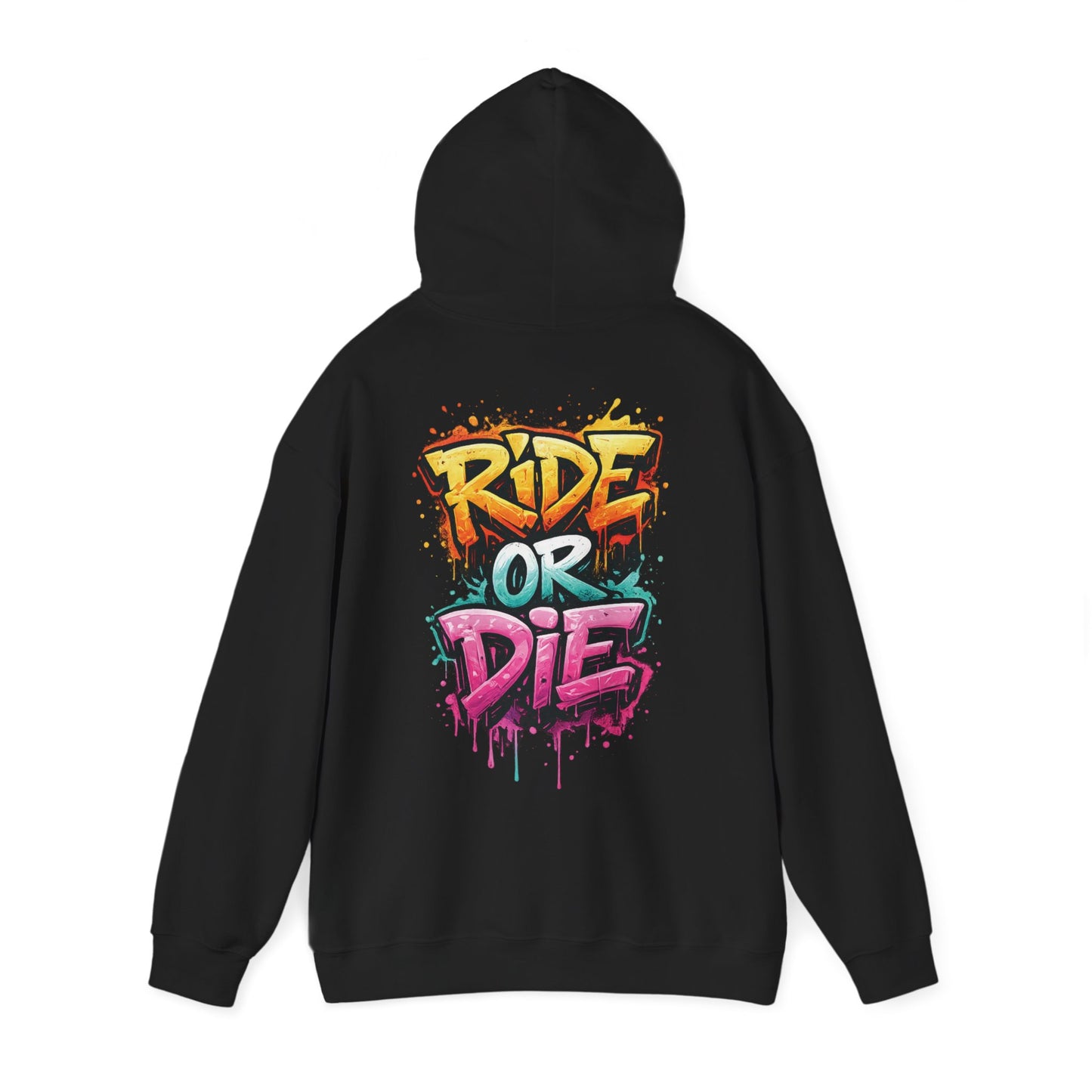 She Rides RideOrDie Hoodie//Bikergirl Hoodie