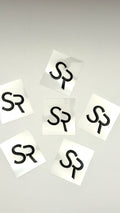 SR Transfer Sticker Zwart (incl. Helmet spray)