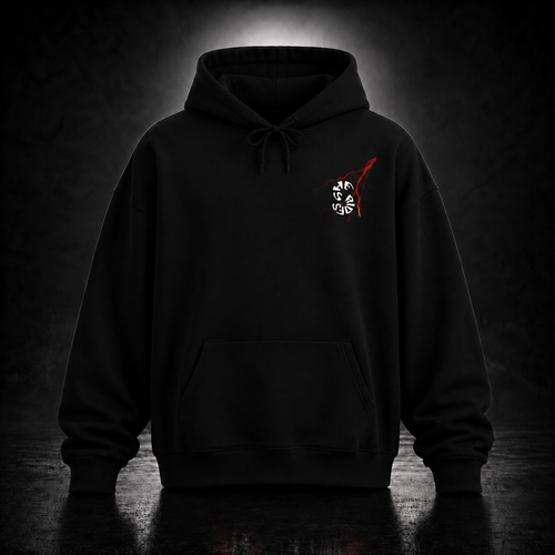 She Rides "try to keep up!" Lightning Hoodie  Rood
